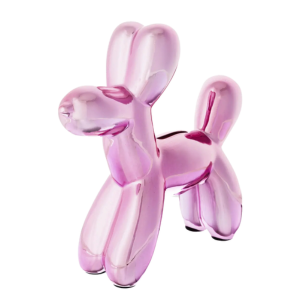 BALLOON DOG BANK-Pink