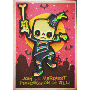 PIN - MERRIEST PROCESSION by Terribly Odd - PoP x HoyPoloi Gallery