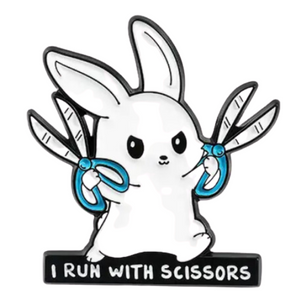 PIN-RABBIT RUNNING WITH SCISSORS - PoP x HoyPoloi Gallery