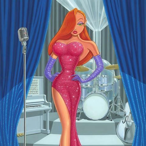 jessica rabbit red dress cartoon character